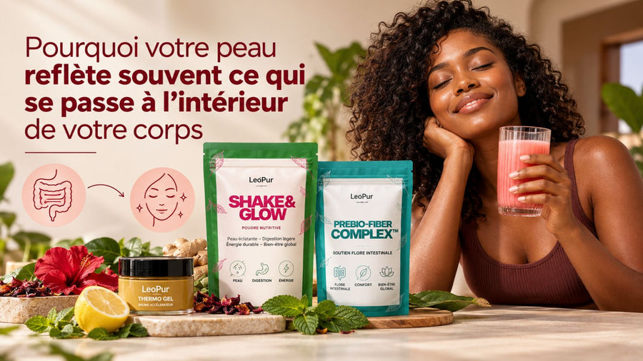 LEOPUR routine beauté et bien-être reliant équilibre intérieur et éclat de la peau