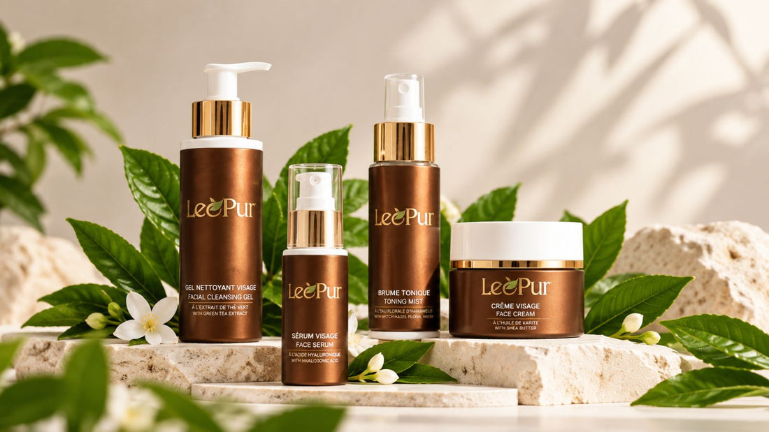 LEOPUR routine bien-être complète avec soins beauté et produits wellness quotidiens
