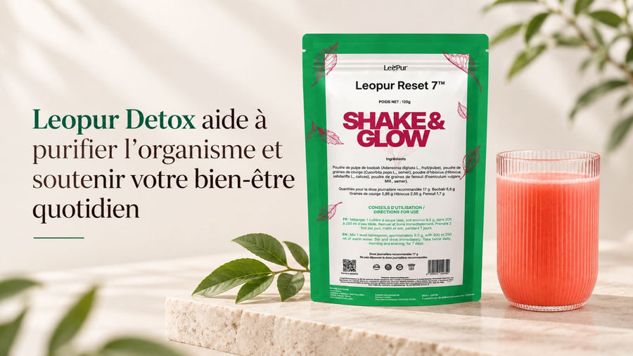 LEOPUR Detox produit bien-être pour une routine quotidienne équilibrée